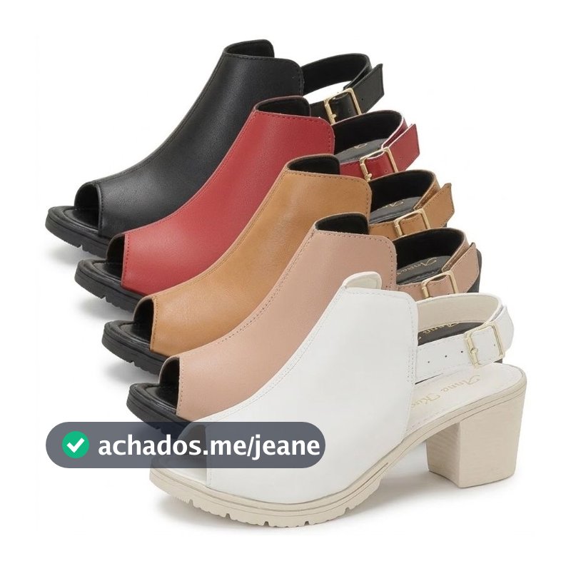 Sandalia Feminina Salto Alto Grosso Solado Gel Tratorado G93