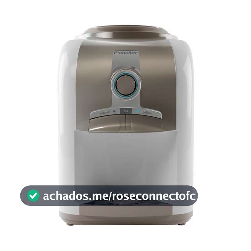 Bebedouro de Água Esmaltec de Mesa Refrigerado por Compressor Gelágua EGM30 Branco