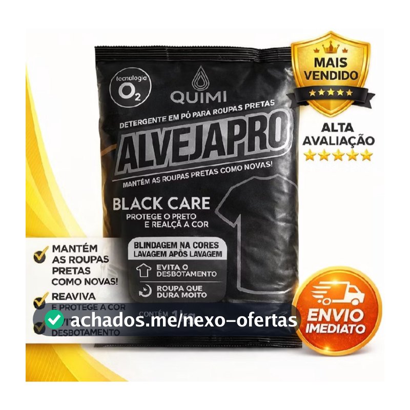 Percarbonato de Sódio Roupa Preta Protege o Preto e Realça a Cor | removedor de mancha até 2kg