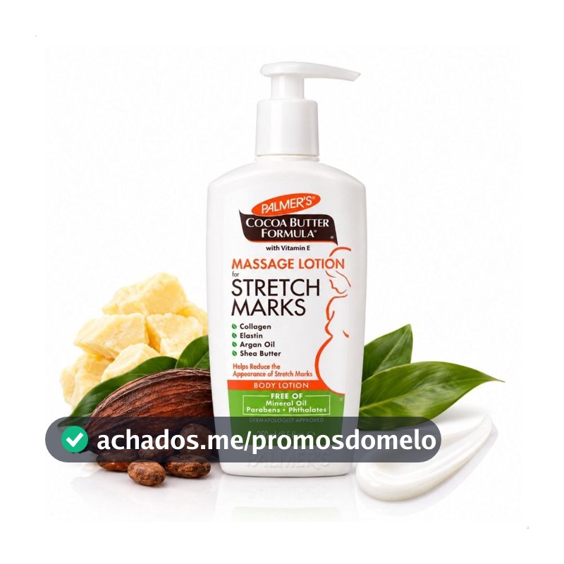 Palmer's Cocoa Butter Creme Anti Estrias Gestante 250ml Importado EUA Palmers Loção Anti-estrias