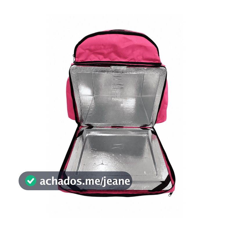 mochila bag térmica 45l para entregas delivery ifood motoboy