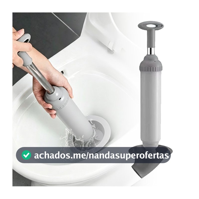 Desentupidor Alta Pressão Tipo Bomba De Sucção Borracha Para Pia Vaso Sanitários Ralo Cano Esgoto