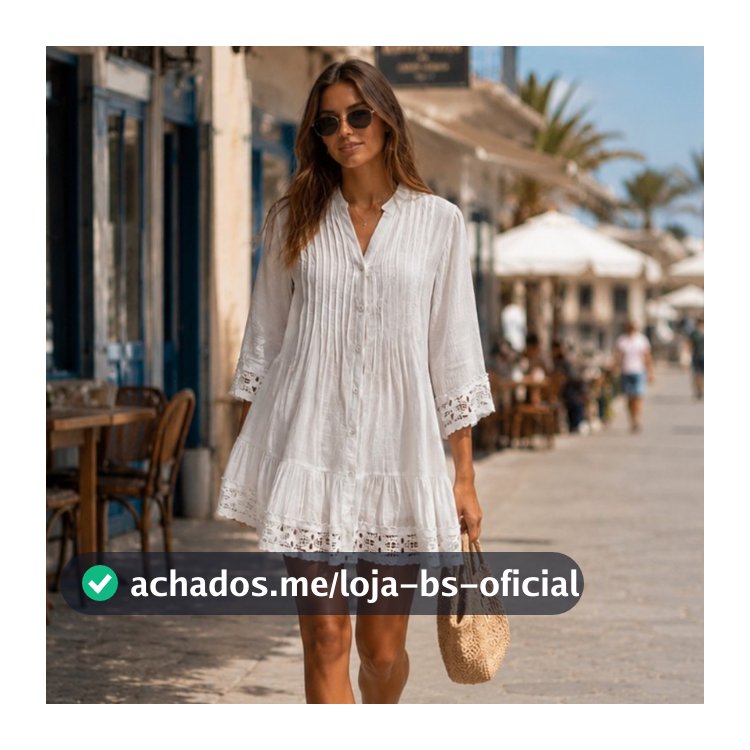Vestido camisa de praia - Mangas sino com estampa recortada, camisa refrescante de verão para mulheres com proteção.
