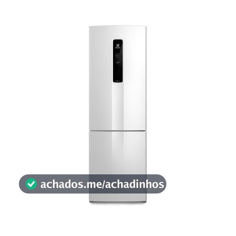 Geladeira Electrolux Frost Free Inverter 400L Efficient AutoSense e Rapid Freeze Inverse Branca (IB6)