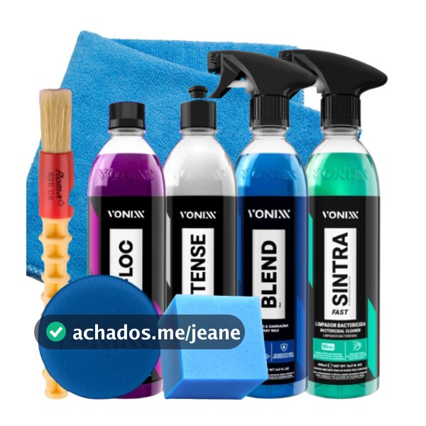 Kit Lavagem Automotiva V-floc Blend Sintra Intense Vonixx