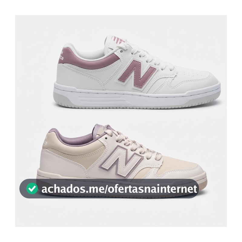 Tênis Feminino New Balance 480 LOW BB480 Clássico Atemporal