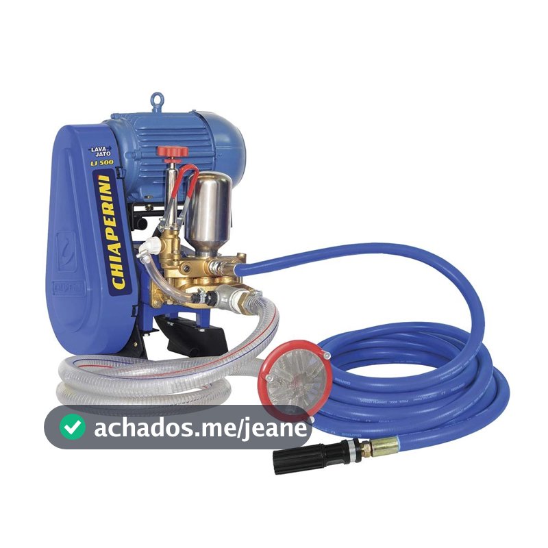 Lavadora industrial alta vazão 45L/min 550 libras 5 hp com mangueira 22725 LJ 500 Blue Chiaperini
