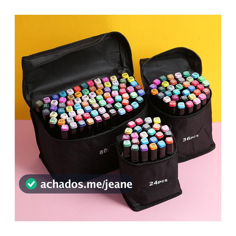 24/30/36/48/60/80/100 Cores Caneta Marcadora De Cabeça Dupla Oleosa Montagem Artística Para Estudantes Material Escolar