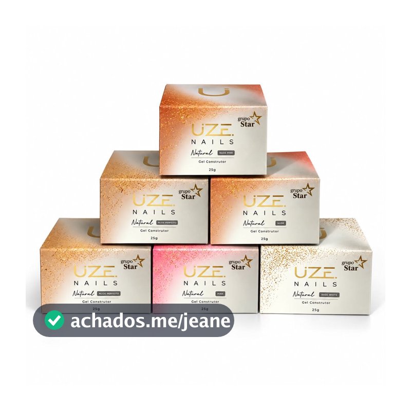 Gel Para Alongamento de Unha UZE Nails 25g Construtor de Unha