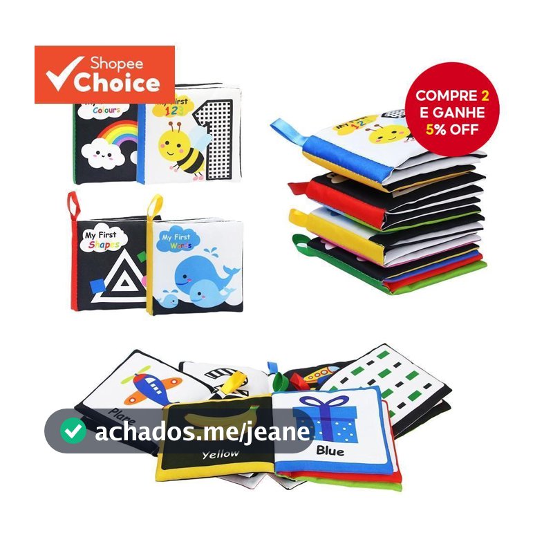 Bebê Recém-Nascido Macio 4 Pçs Conjunto De Livro De Pano Brinquedo De Aprendizagem Educacional Para Presente De Natal In