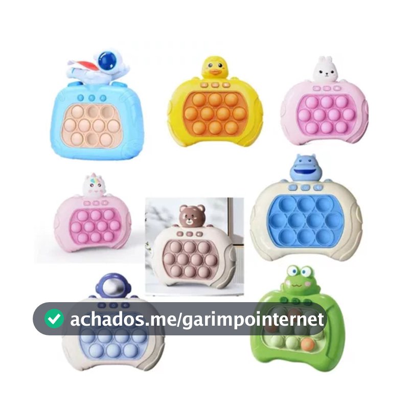 Brinquedo Anti-Stress Pop It Eletronico Brinquedo Bolhas De Empurrar Rápido Para Crianças e Adulto