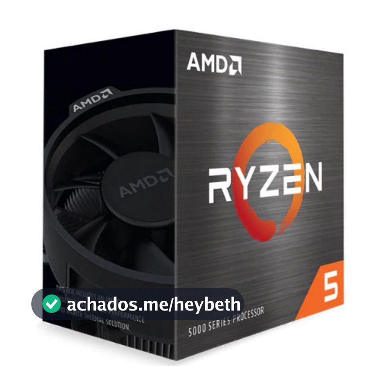 Processador AMD Ryzen 5 5500, 3.6GHz, Cache 16MB, Hexa Core, 12 Threads, AM4 - 100-100000457BOX