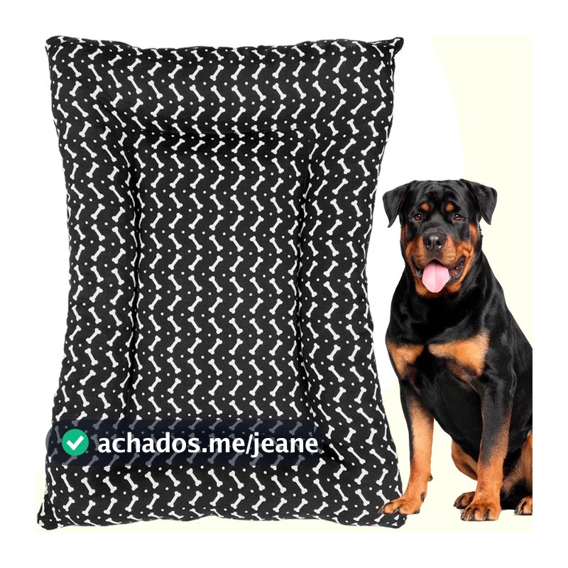 Cama Almofada  Colchonete para Cachorro Gato Cães Pet Caminha Tamanho G GG Grande Lavavel com Ziper