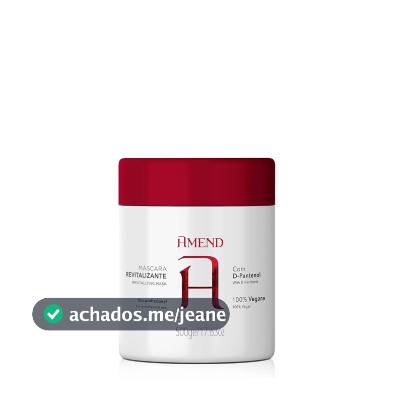 AMEND MÁSCARA D-PANTENOL REVITALIZANTE D-PANTENOL 500G