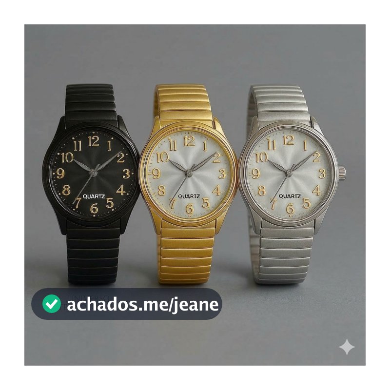 Relógio Feminino Prova D´agua Redondo De Quartzo Pulseira Elástica Analógico Pulseira em Aço Bracelete de Mola