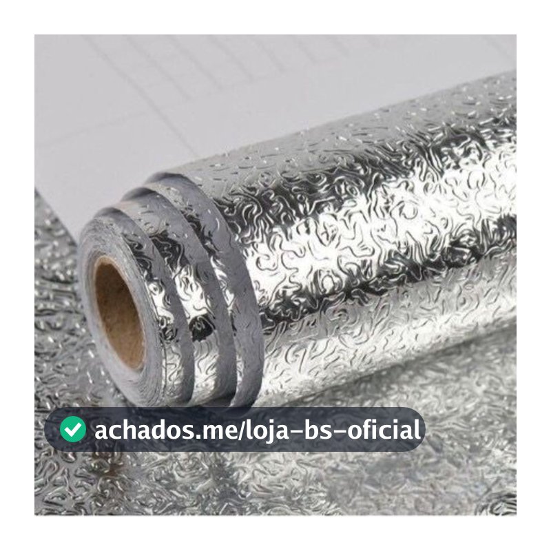 5 Metros Papel De Alumínio Rolo Adesivo Prova Da Agua Para Cozinha Adesivo Impermeável Protetor Fogão Armário