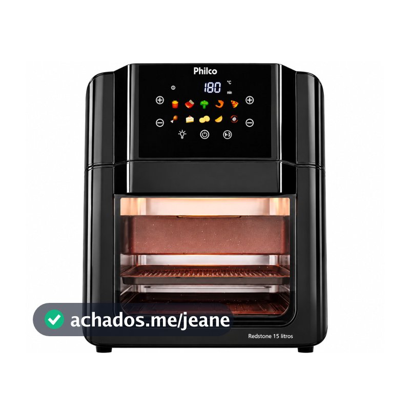 Air Fryer Fritadeira 15l 10 Funções 1900w Paf15c 127v Philco