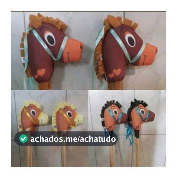 10 Cavalinhos de Pau  - 75cm - Fazendinha
