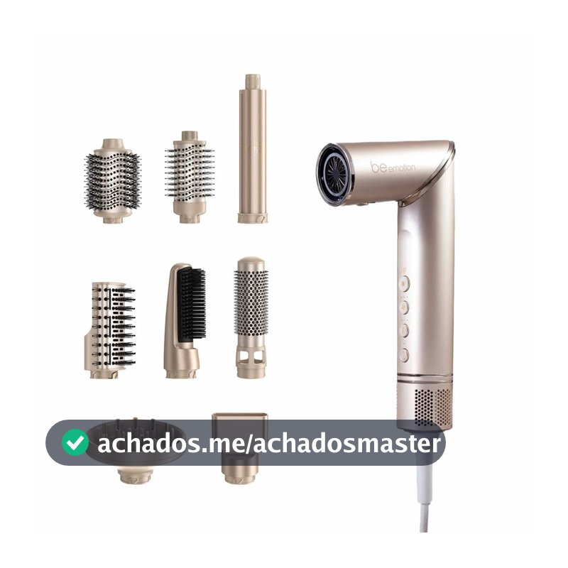 Escova Secadora e Alisadora Modelador e Multi Styler Be Emotion