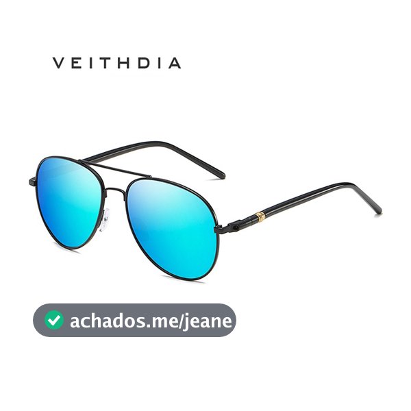 Óculos De Sol Aviador Clássicos VEITHDIA Para Homens , Armação De Metal , Dirigir , Lente Polarizada , Bloqueio UV Z209