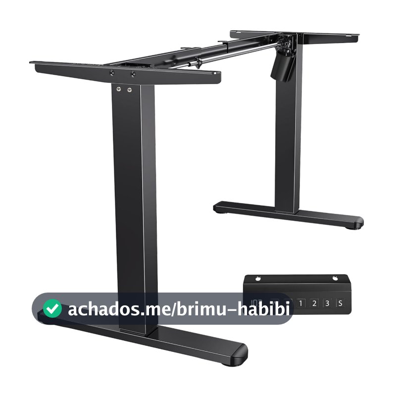 Mesa com Regulagem de Altura Elétrica Estrutura Mesa com regulagem eletrônica e memória | 72-120cm