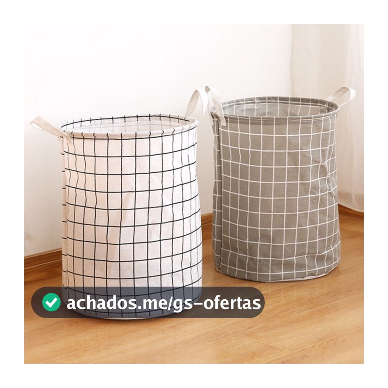 Cesto De Roupas Dobrável Multiuso 40 Litros Impermeável Compacto E Versátil 40L Para Roupa Calça