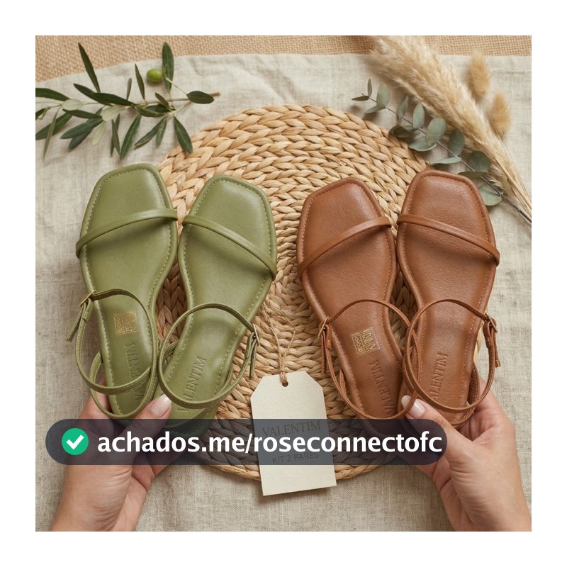 Kit 2 Pares Rasteirinha Feminina Super Conforto Palmilha Confort Macia Leve Oferta