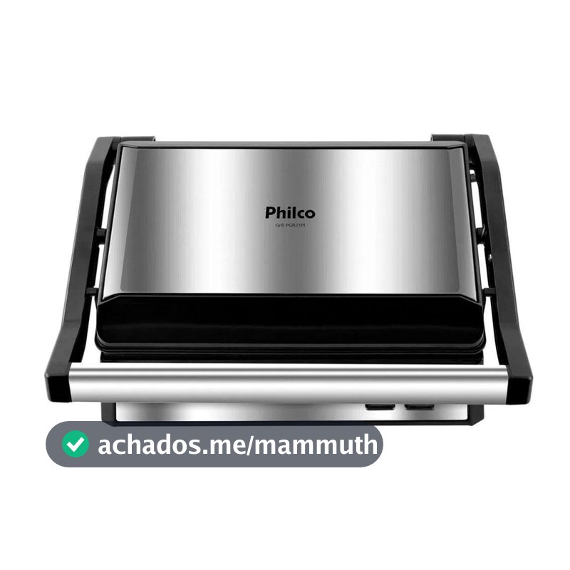 Grill e Sanduicheira Philco PGR21PI Maxx Clean 1000W