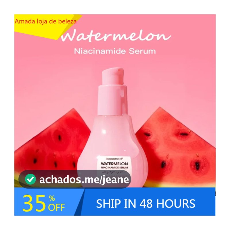 Melancia Niacinamida Soro De Maquiagem Hidratante Facial Leve Priming Liquid Highlighter