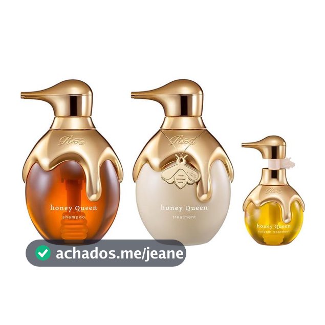 ReFa Honey Queen Shampoo Treatment Leave-in Set Royal Jelly Honey Repair Deep Moisture Damaged Hair Smooth from Japan