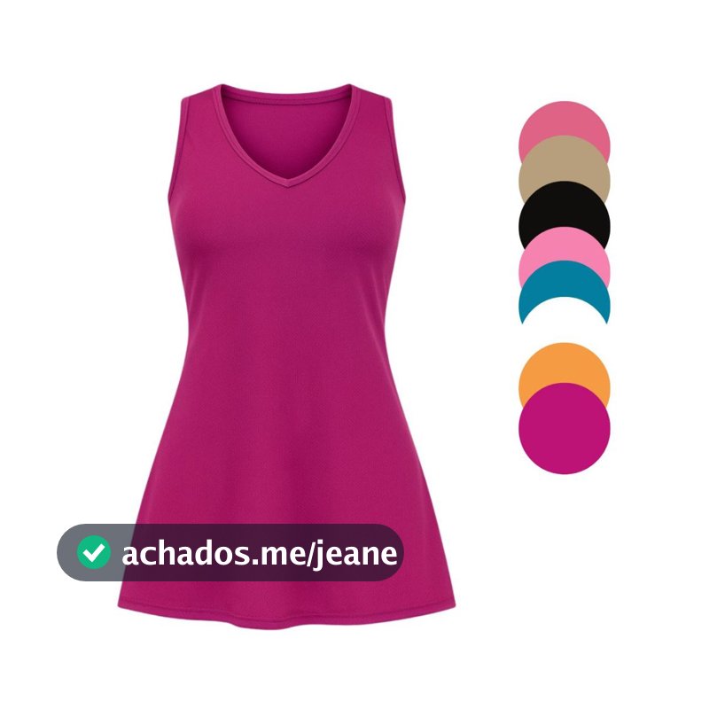 Vestido academia beach tennis padel dry fit poliamida p ao g3