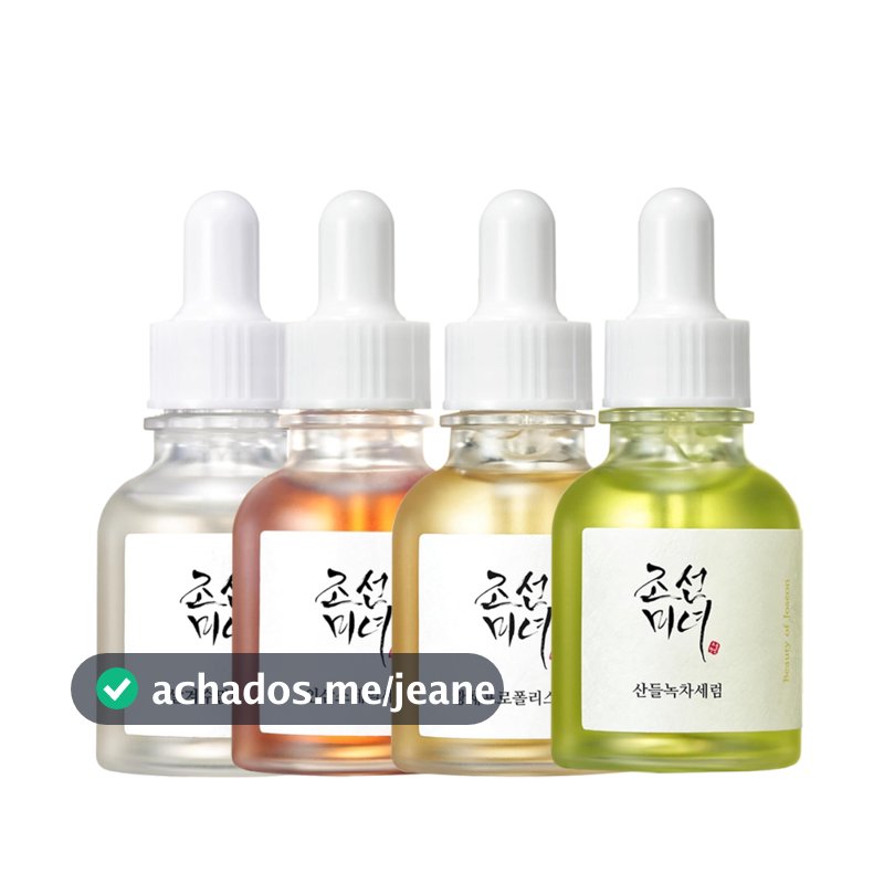 beauty of joseon serum revive, glow, glow deep, green tea 4type Clareando a pele e retardando o envelhecimento Niacinamida