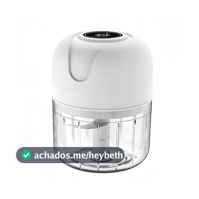 Mini Processador Triturador Sem Fio Elétrico 250ML De Alimentos Para Legumes Alho Gengibre Espremedor De Alho