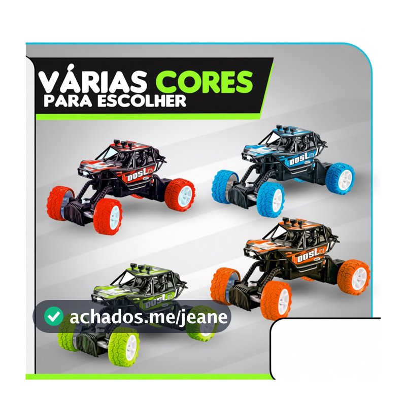 Brinquedo Carrinho Controle Remoto Pickup 4x4 Off Road