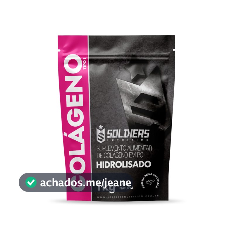 Colágeno Tipo 1 Hidrolisado 100% Puro Importado Soldiers Nutrition Beleza Pele Unhas Cabelos