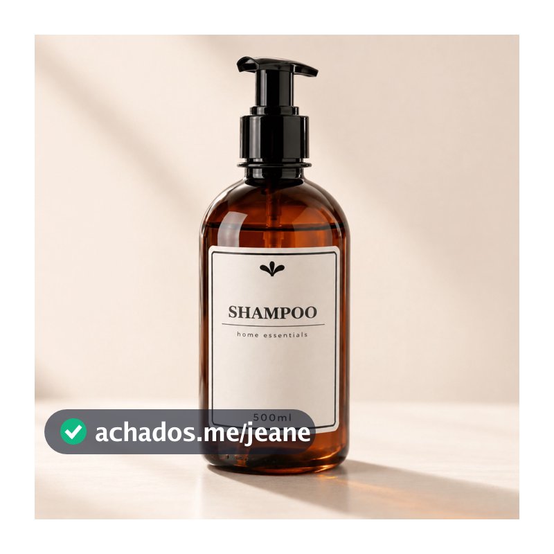 Frasco âmbar organizador de ambientes 500ml