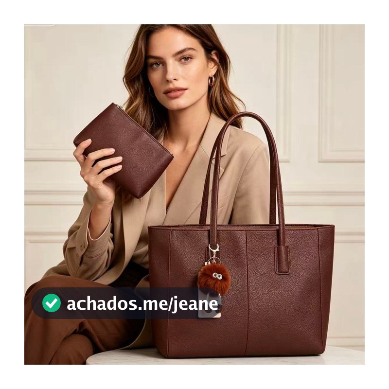 TOMI MITO Kit de Bolsa Transversal Tiracolo Feminina Com Alça Lateral Faixa de Mão De Couro B758