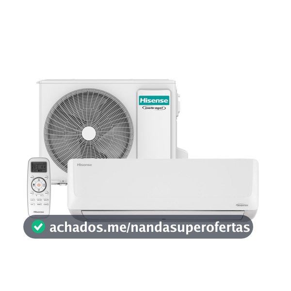 Ar Condicionado Split Inverter Hisense R-32 Hi-wall 12.000  Btus Quente e Frio Wi-fi 220v