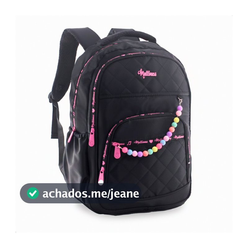 Mochila Bolsa Feminina Escolar Trabalho Reforçada Notebook Impermeável De Grande Capacidade  Juvenil