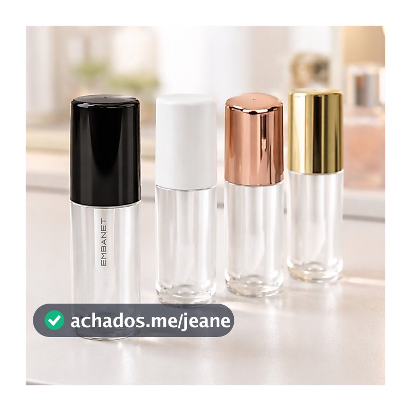 Mini Frasco Gloss Batom Matte Lip Oil 1,3ml Vazio Bolsa 2und
