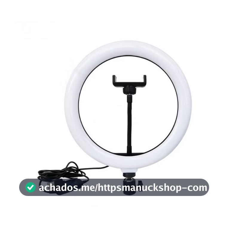 Ring Ligth Anel De Luz  Led Para Celular Câmera Tripé 8 10 12 Polegadas--sem-tripe