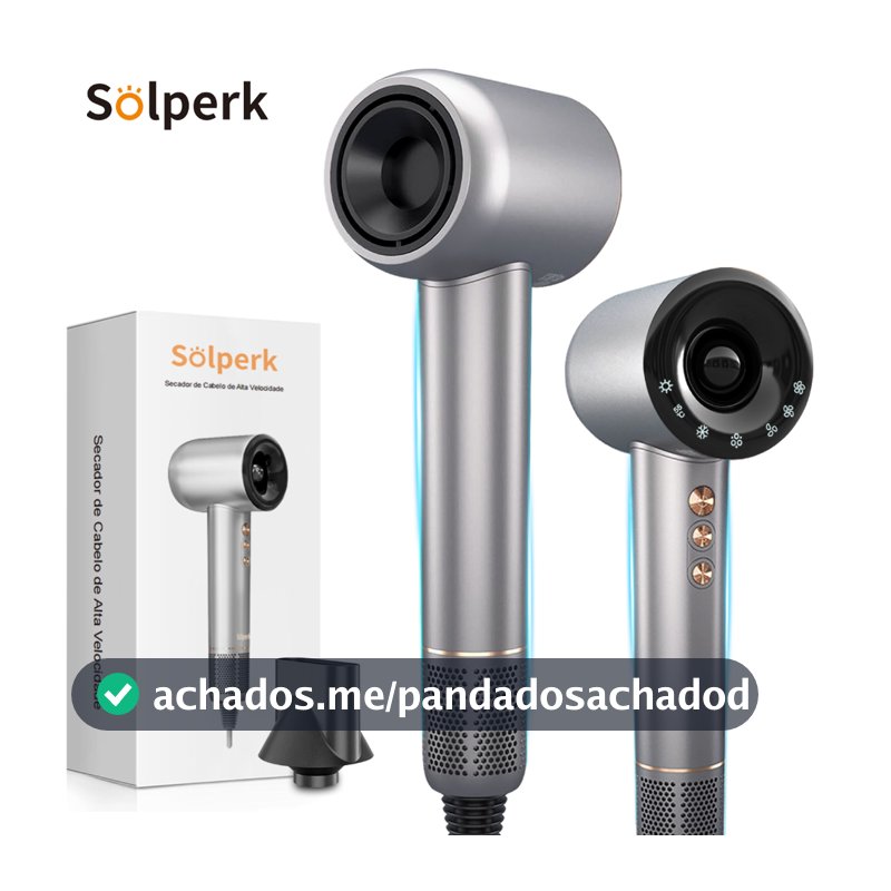 Secador de Cabelo - Baixo Ruído, Íons Negativos,Motor Brushless de Alta Velocidade Secagem Rápida,110V