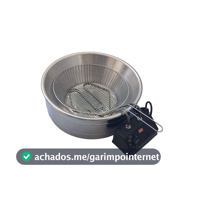 Fritadeira Elétrica Tacho 7 Litros Aluminio Profissional