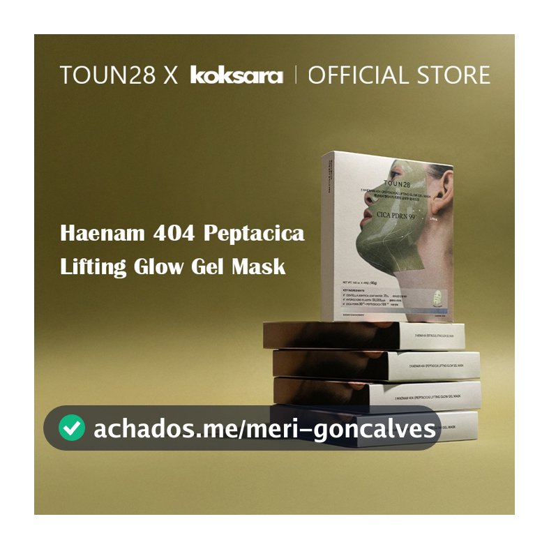 [OFFICIAL] TOUN28 Haenam 404 Peptacica Lifting Glow Gel Mask 46g 1 Sheet • 4 Sheets