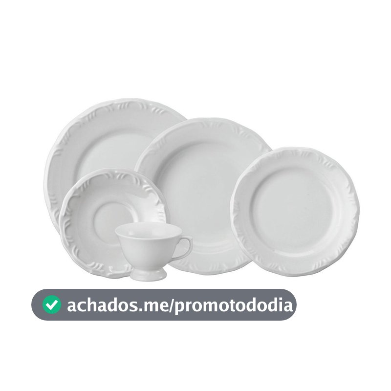 Jogo de Jantar 20 Peças Chá Pomerode Porcelana Schmidt
