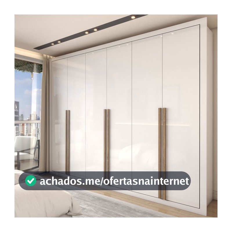 Guarda-Roupa Casal Severo 6 Portas 6 Gavetas - Panorama Móveis