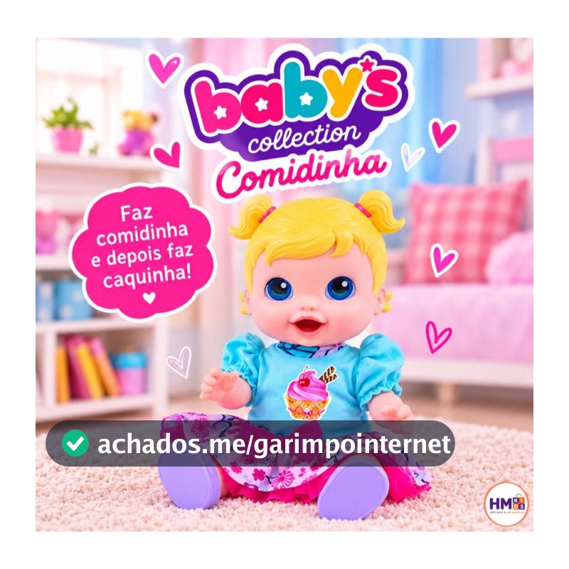 boneca baby comidinha alive menina come e faz caquinha c/ acessórios - super toys