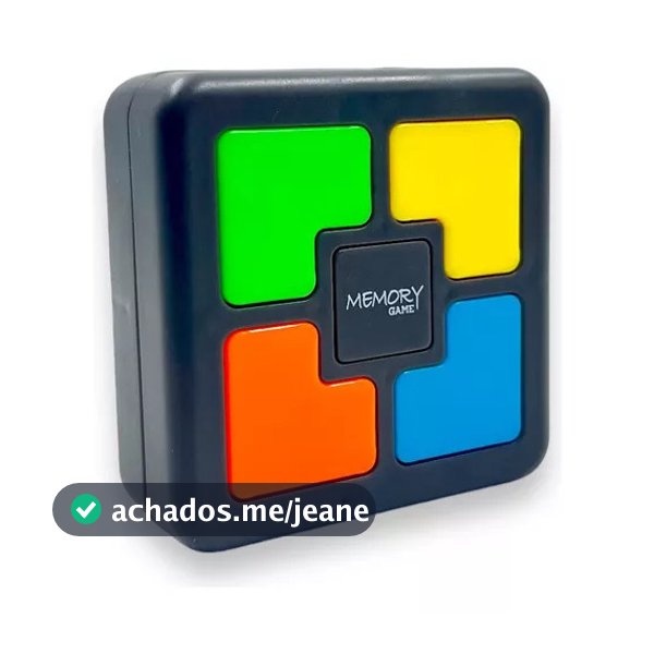 Jogo da memoria sonoro e visual,memory game tipo genius luz e som Pura Nostalgia