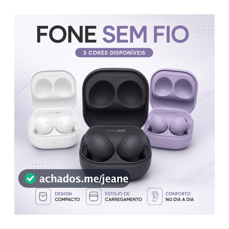 Fone Galaxy Redmi Buds  Bluetooth Sem Fio Som Potente e Bateria Duradoura