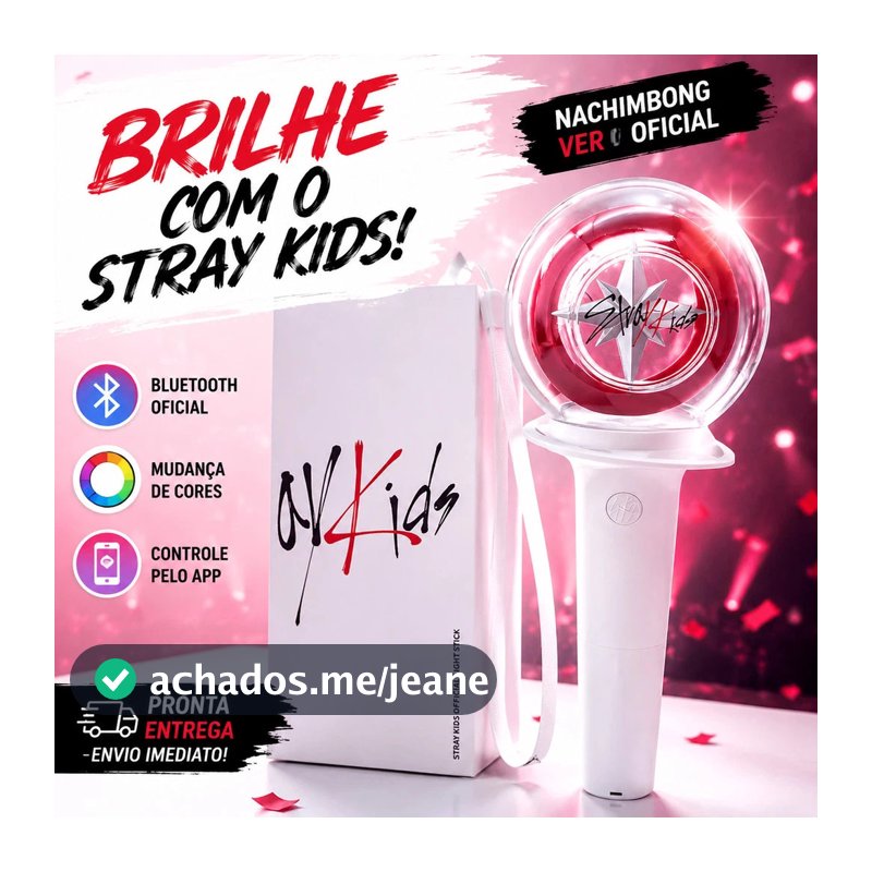 Lightstick Stray Kids Oficial Ver Nachimbong Bluetooth K-pop